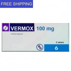 VERMOX (MEBENDAZOLE) 100mg 12 tablets VERMOX (MEBENDAZOLE) 100mg 12 tablets